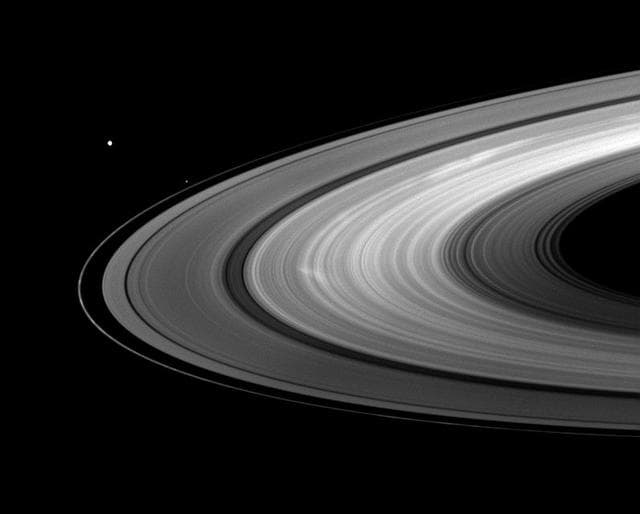 NASA image: Portrait of Bright Spokes