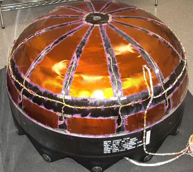 NASA image: Dawn Spacecraft Xenon Tank