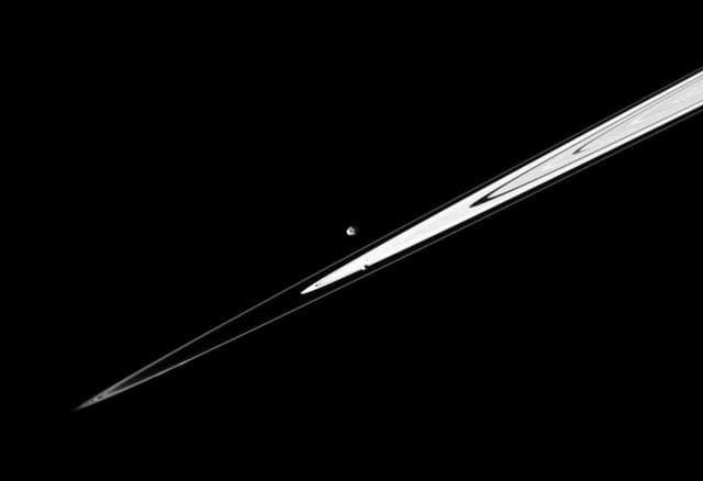 NASA image: Rings on a Diagonal
