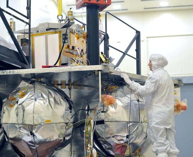 NASA image: Inspecting Juno Radiation Vault