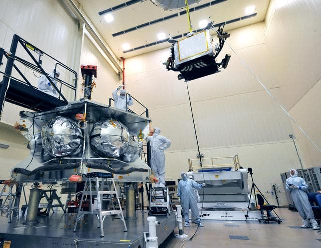 NASA image: Lowering Juno Radiation Vault