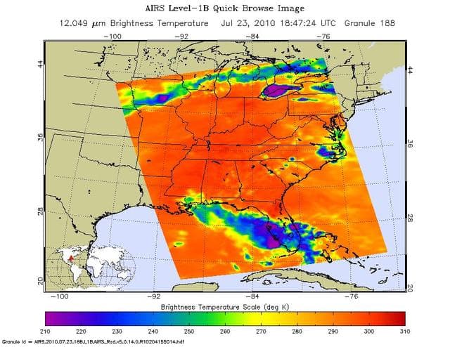 NASA image: Bonnie Takes Aim at an Oily Gulf