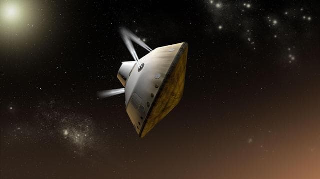 NASA image: Mars Science Laboratory Guided Entry at Mars, Artist Concept
