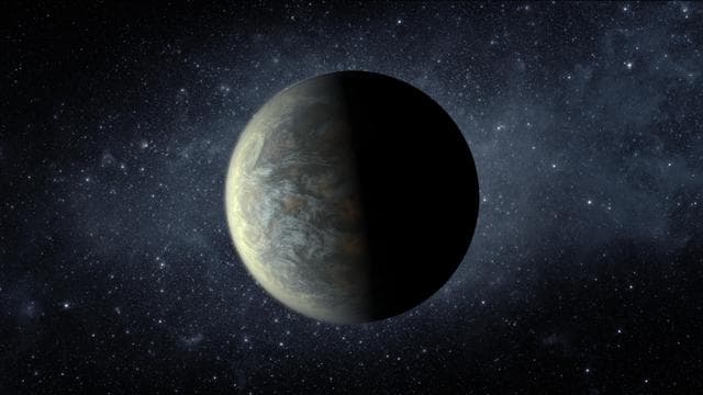 Kepler-20f -- An Earth-size World Artist Concept