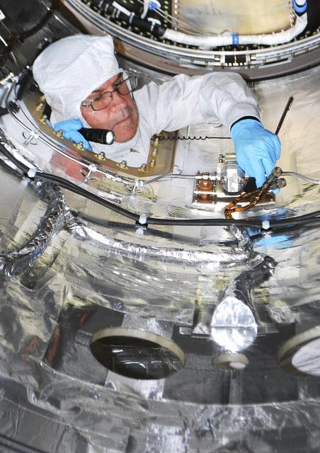 NASA image: Inside NuSTAR Nose Cone