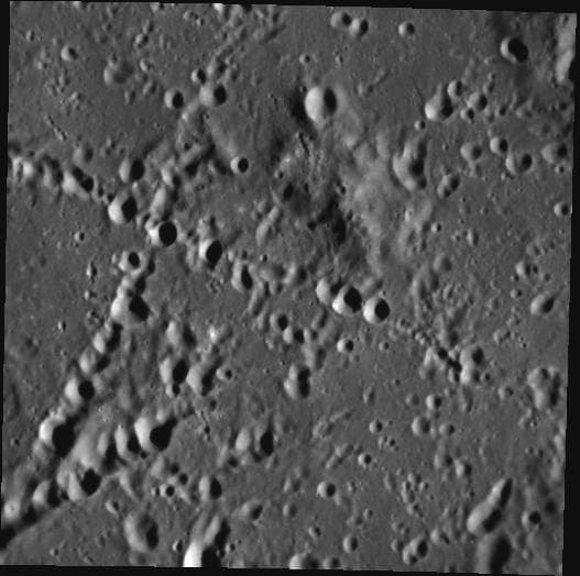 NASA image: The Land of Crater Chains