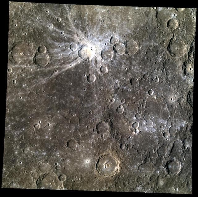 NASA image: Painting Mercury