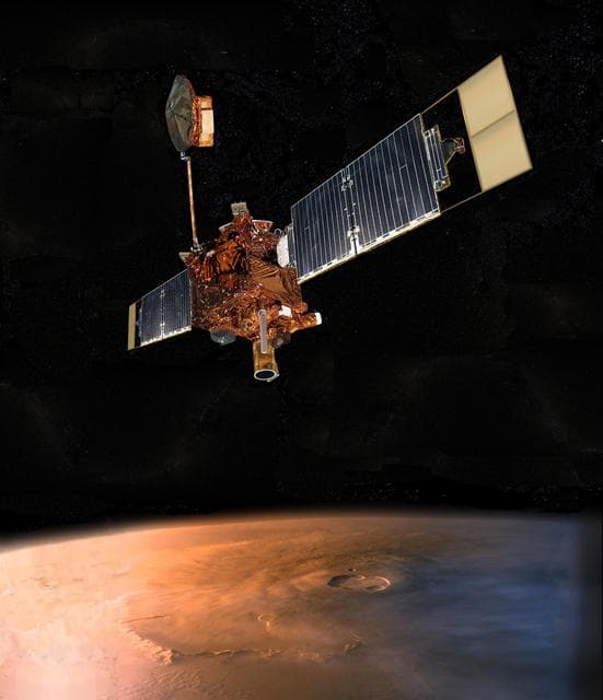 Mars Global Surveyor Artist Concept