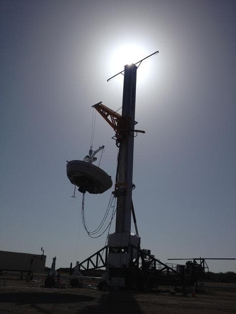 NASA image: Before the Drop: Engineers Ready Supersonic Decelerator