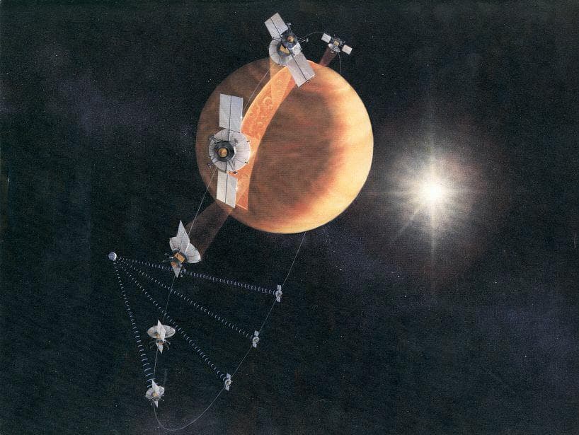 NASA image: Magellan Orbit Artist Concept