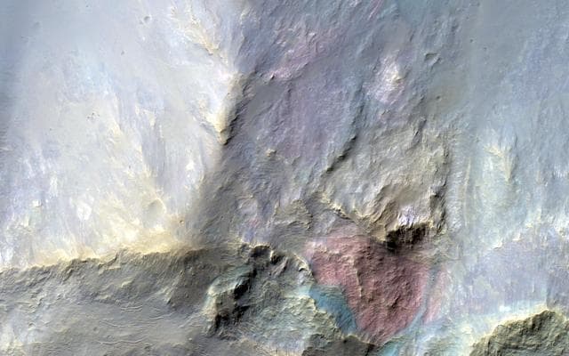 NASA image: A Big Block of Red Bedrock