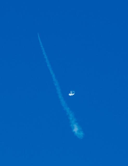 NASA image: First Seconds of LDSD Test