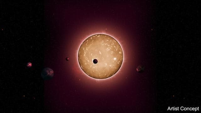 NASA image: Kepler-444 Planetary System Artist Concept