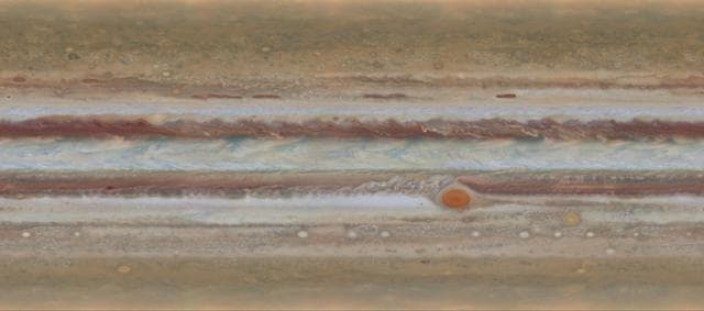 Spinning Jupiter and Global Map