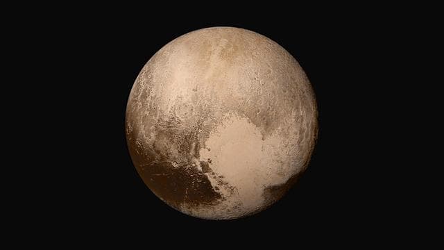 NASA image: Pluto in True Color