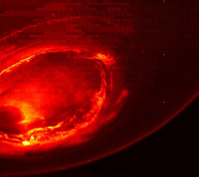Juno View of Jupiter Southern Lights