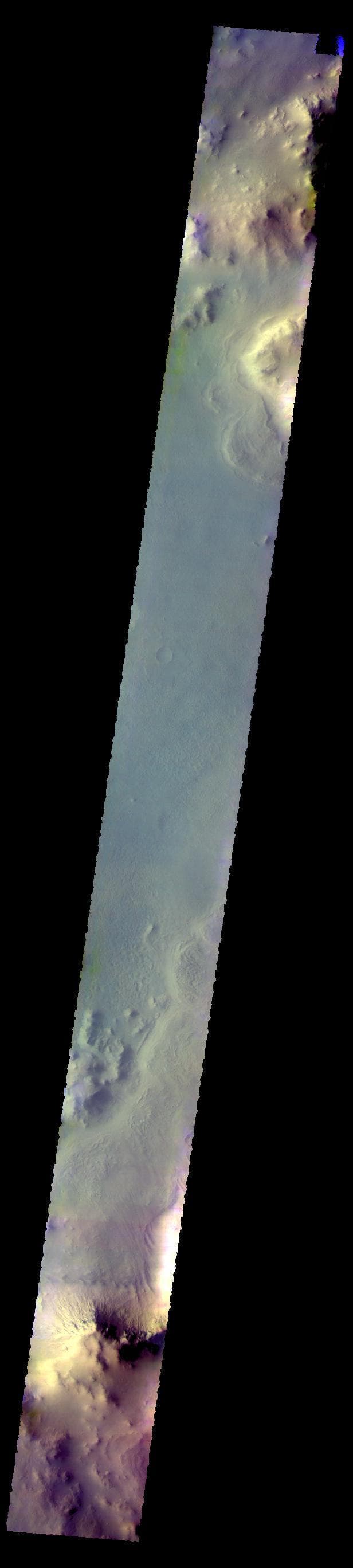 NASA image: Galle Crater - False Color