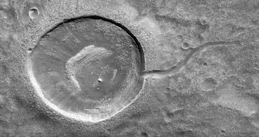 NASA image: Crater Tadpoles