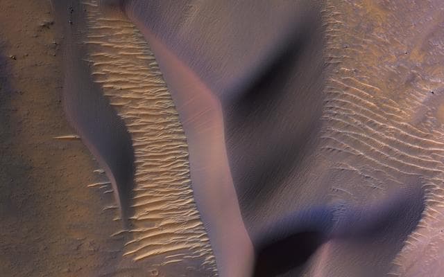NASA image: Dunes in Nectaris Montes