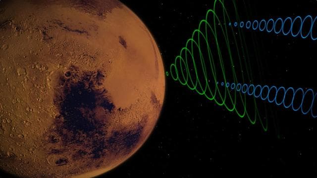 MarCO Relaying Data from InSight