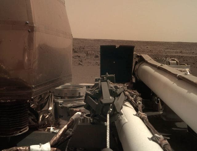 NASA image: Unlatching InSight's Arm