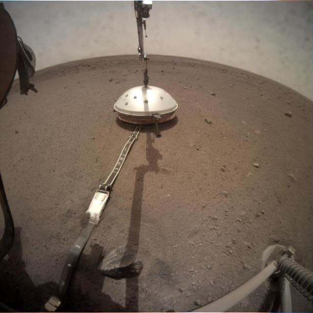 NASA image: InSight Deploys its Wind and Thermal Shield