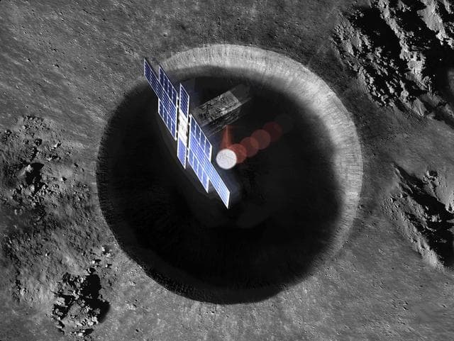 NASA image: Lunar Flashlight from Above (Artist's Concept)