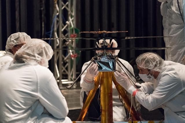 NASA image: Working Mars Helicopter