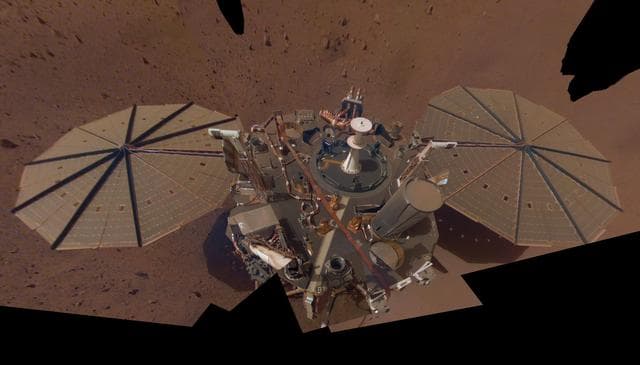 NASA image: InSight's Dusty Selfie