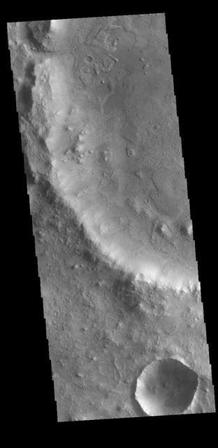 NASA image: Jezero Crater Delta