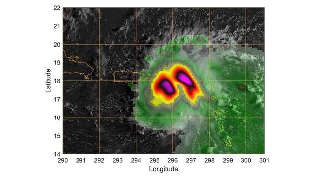 Small Satellite TEMPEST-D Sees Hurricane Dorian off Coast