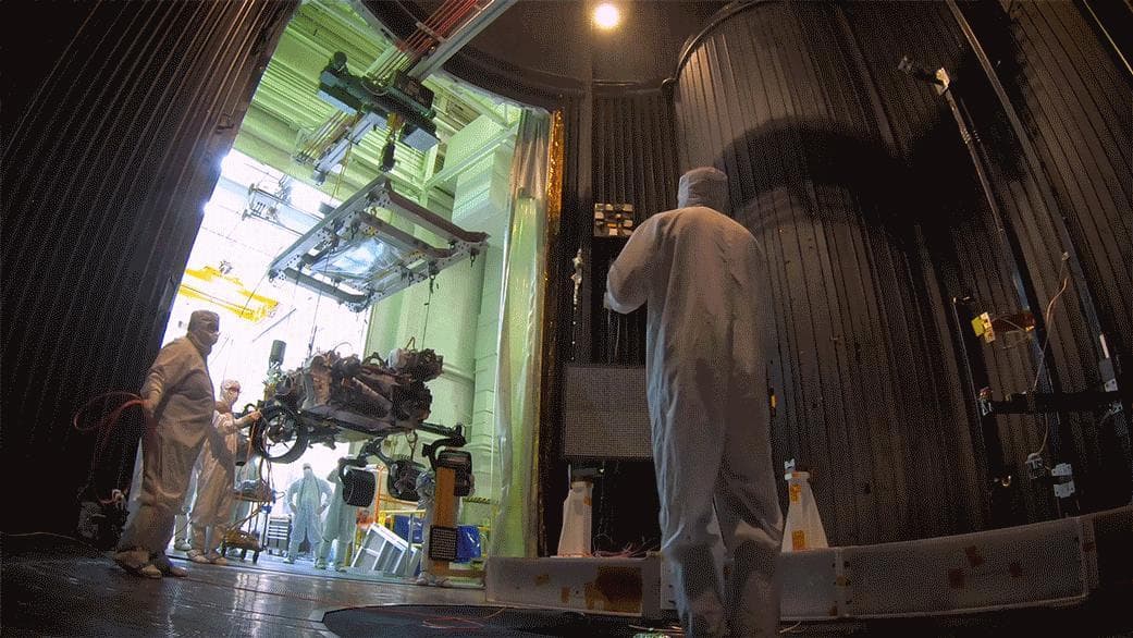 NASA image: NASA's Mars 2020 Rover in Test Chamber