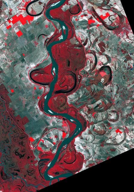 NASA image: Mississippi River