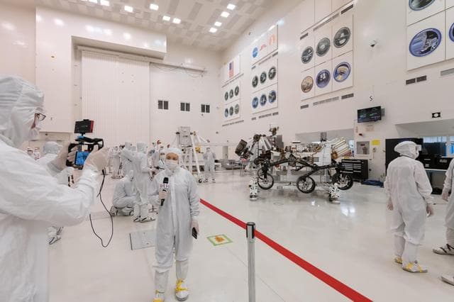 Media Meet NASA's Mars 2020 Rover and Builders