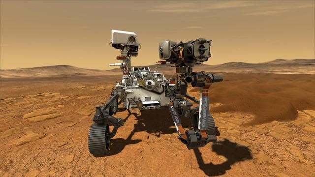 NASA image: Perseverance on Mars