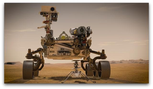 NASA image: Portrait of Perseverance and Ingenuity (Artist's Concept)