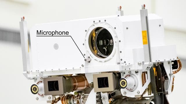 NASA image: Perseverance's Mast Microphone
