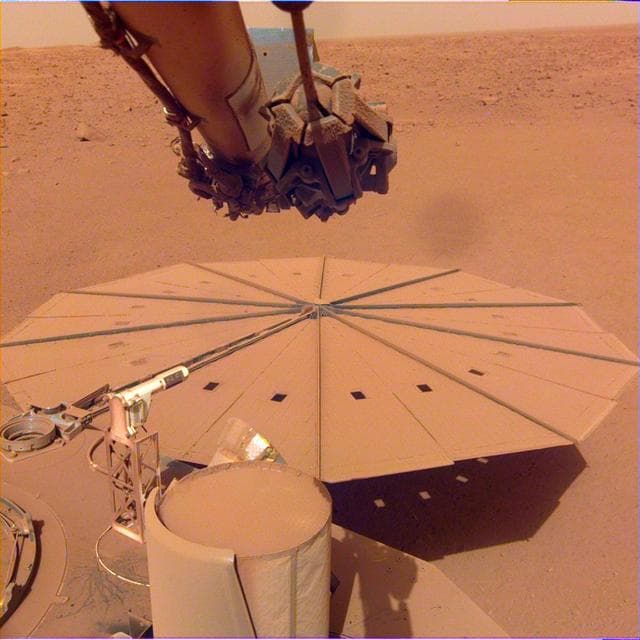 NASA image: InSight's Dusty Solar Panel