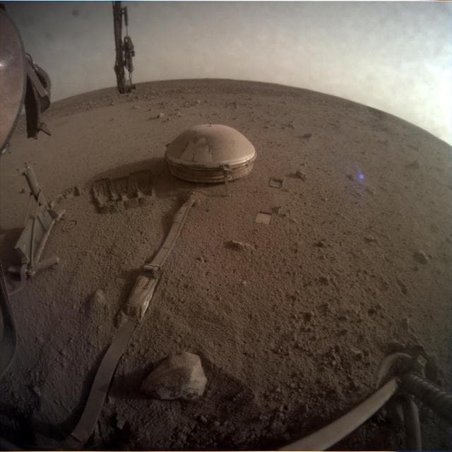 NASA image: One of InSight's Last Images