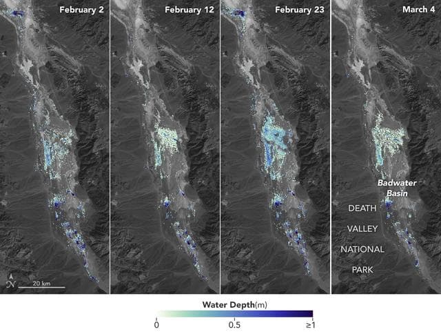 NASA image: SWOT Death Valley Lake Depth