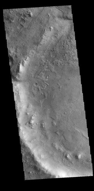NASA image: Jezero Crater Delta