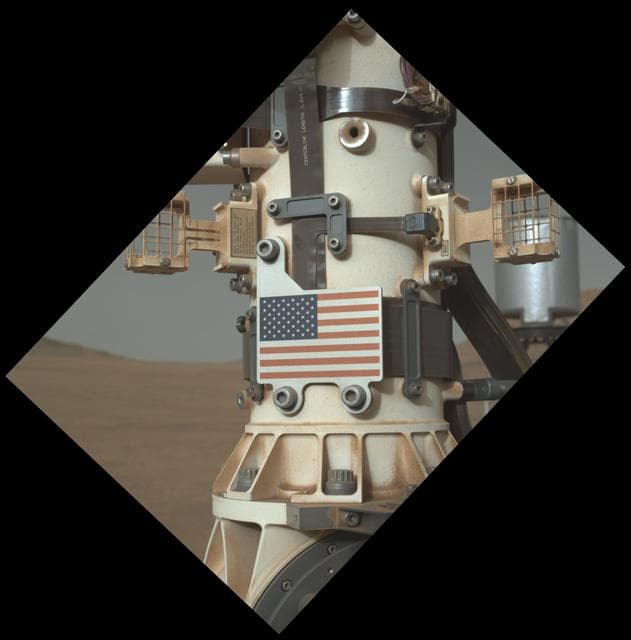NASA image: Old Glory on the Red Planet