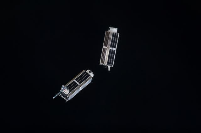 NASA image: NanoRacks CubeSat Deployment