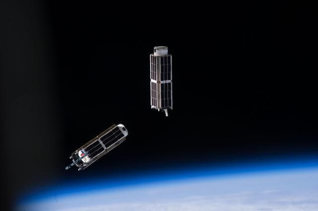 NASA image: NanoRacks CubeSat Deployment
