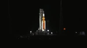NASA image: Artemis I Launch Collage